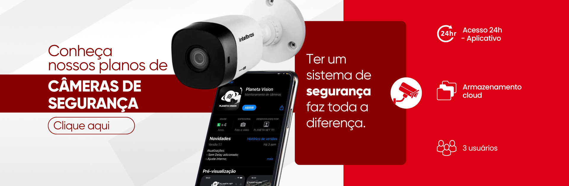 Banner Desktop - Câmeras